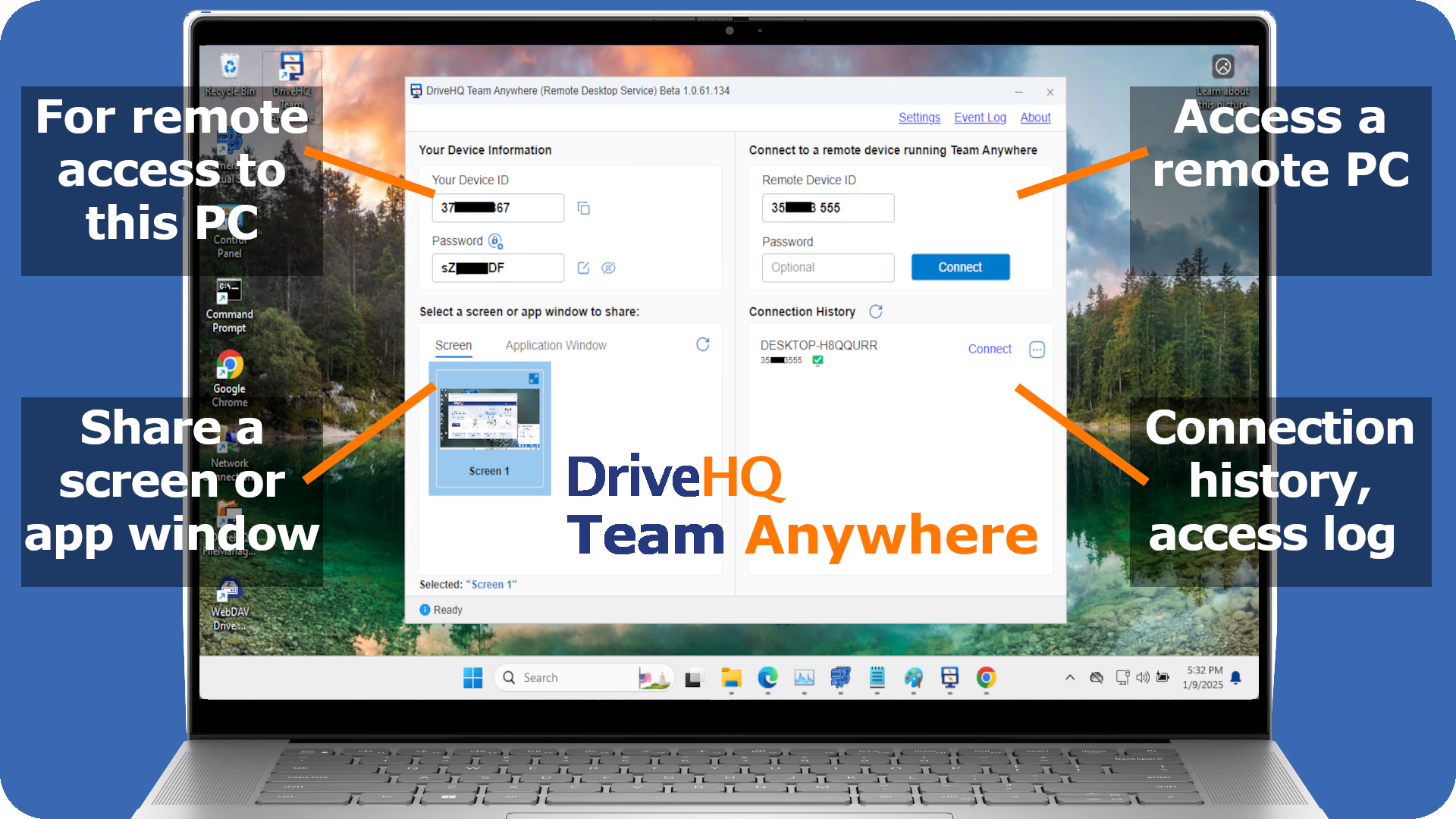 DriveHQ Team Anywhere